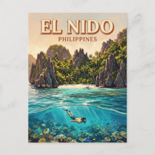 Postal Isla Shimizu El Nido Filipinas