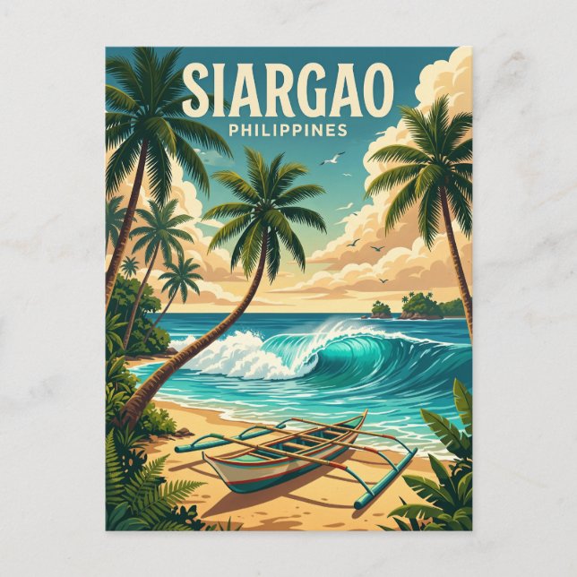 Postal Isla Siargao Filipinas (Anverso)