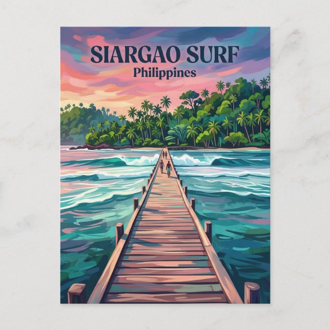 Postal Isla Siargao Filipinas (Anverso)