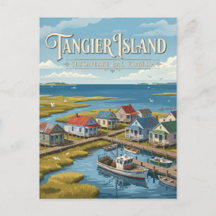 Postal Isla Tangier Virginia