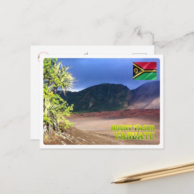 Postal Isla Tanna - Monte Yasur - Vanuatu - (Anverso/Reverso In Situ)
