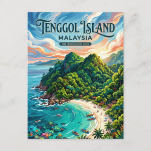 Postal Isla Tenggol Malasia