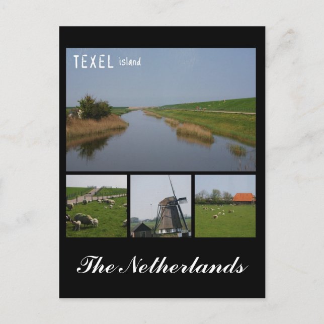 Postal Isla Texel (Anverso)
