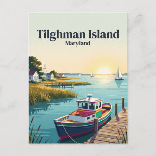 Postal Isla Tilghman Maryland