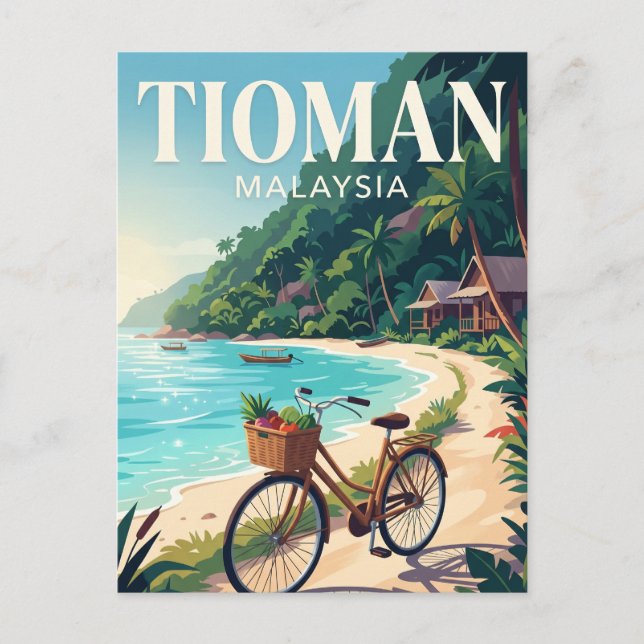 Postal Isla Tioman Malasia (Anverso)