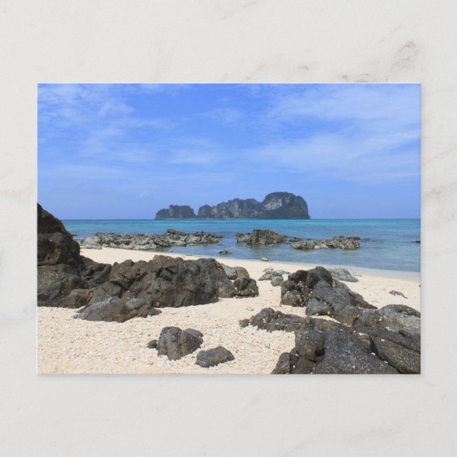 Postal Isla tropical (Anverso)