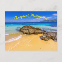 Isla Tropical de arena de Filipinas