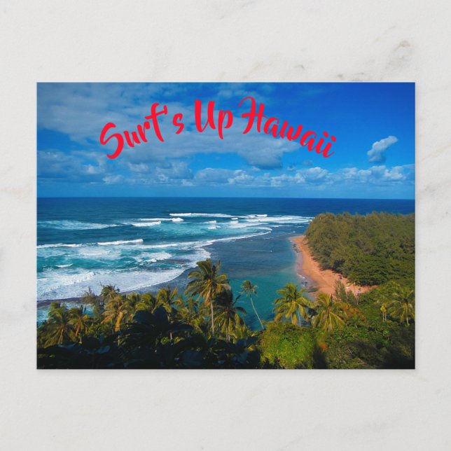 Postal Isla Tropical de Hawái (Anverso)