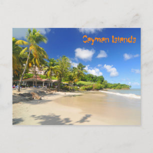 Postal Isla tropical de las Islas Caimán