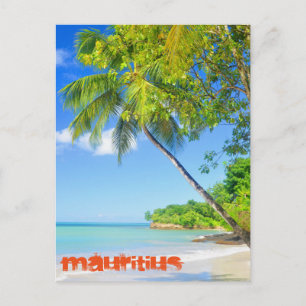 Postal Isla tropical de Mauricio