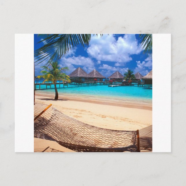 Postal Isla Tropical De Polinesia Francesa (Anverso)