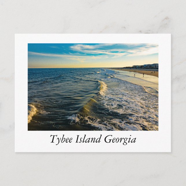 Postal Isla Tybee Georgia (Anverso)