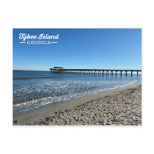 Isla Tybee - Playa del muelle de Georgia