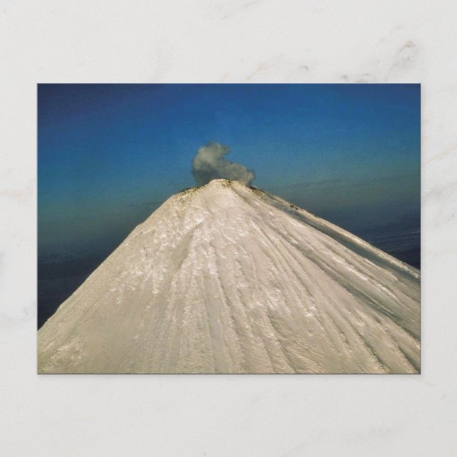 Postal Isla Unimak, Volcán Shishalden (Anverso)