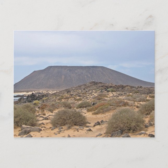 Postal Isla Volcánica Lobos (Anverso)