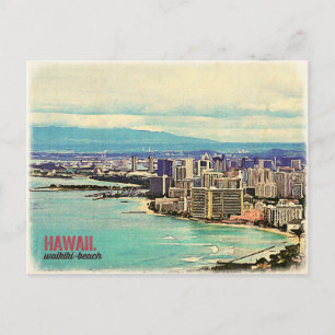 Postal Isla Waikiki de Hawaii Isla Oahu