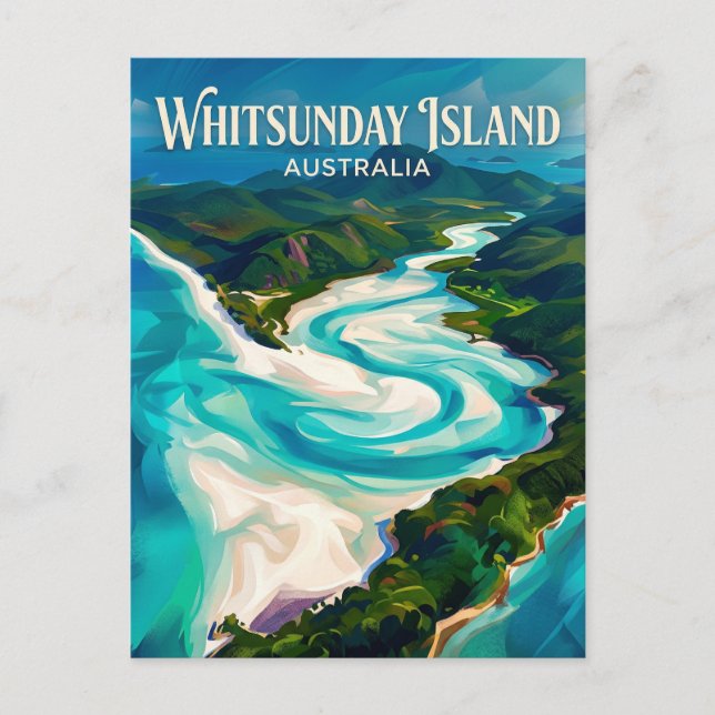 Postal Isla Whitsunday Australia (Anverso)