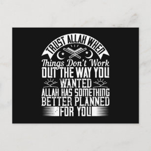 Postal Islam confía en Alá cuando las cosas no funcionan