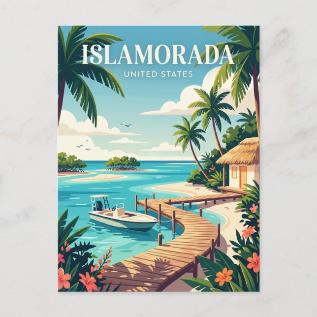 Postal Islamorada Florida (Anverso)