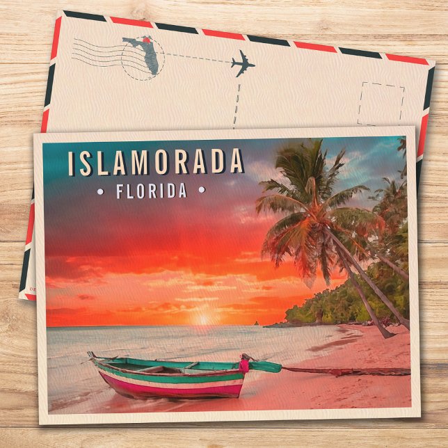 Postal Islamorada Florida Árbol tropical de palmeras de l (Subido por el creador)