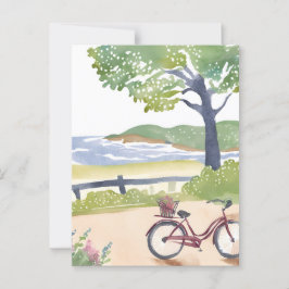Postal Island Bike Ride | La acuarela vitícola de Martha