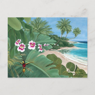 Postal ISLAND ORCHIDS por Diana S Martin
