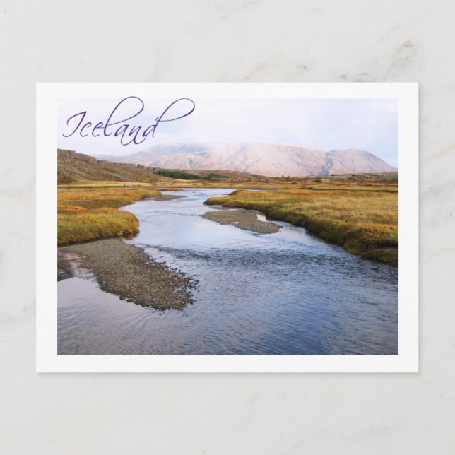 Postal Islandia (Anverso)