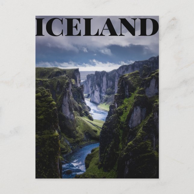 Postal Islandia (Anverso)
