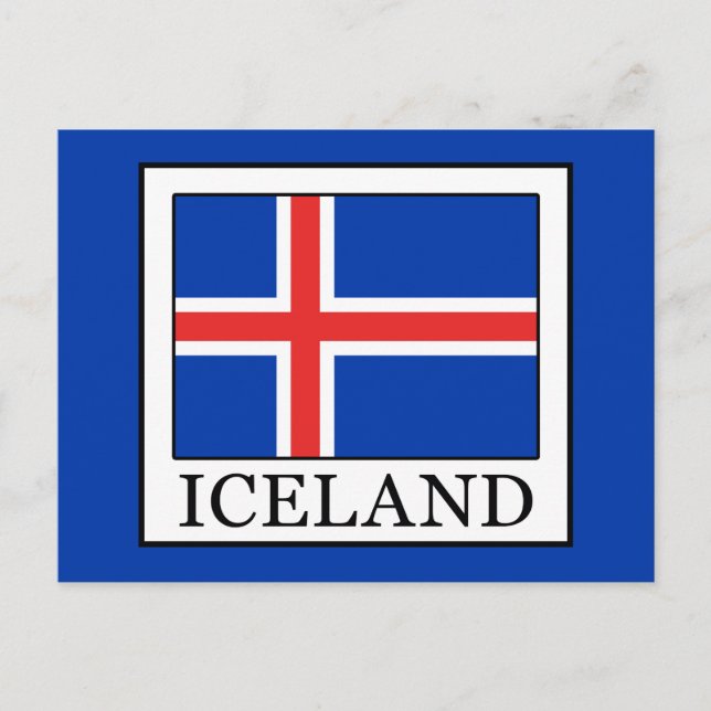 Postal Islandia (Anverso)