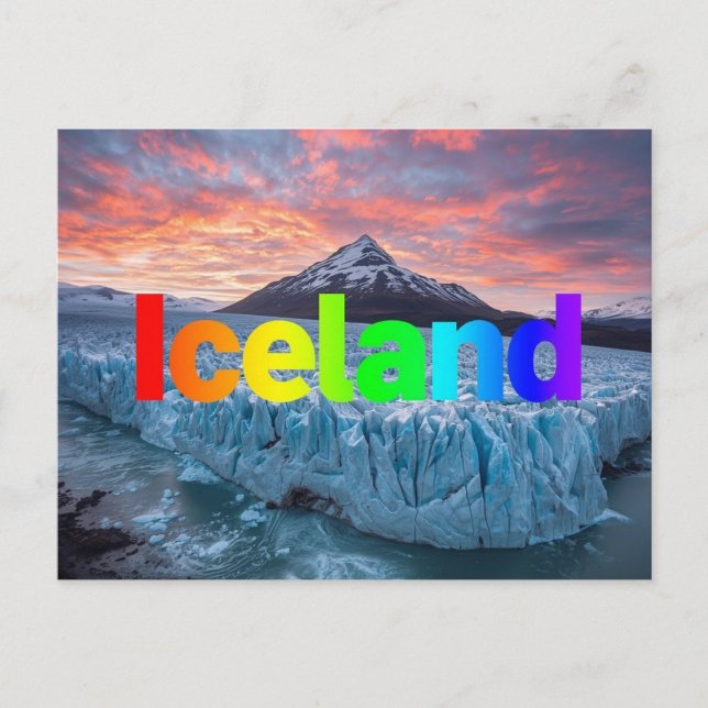 Postal Islandia (Anverso)