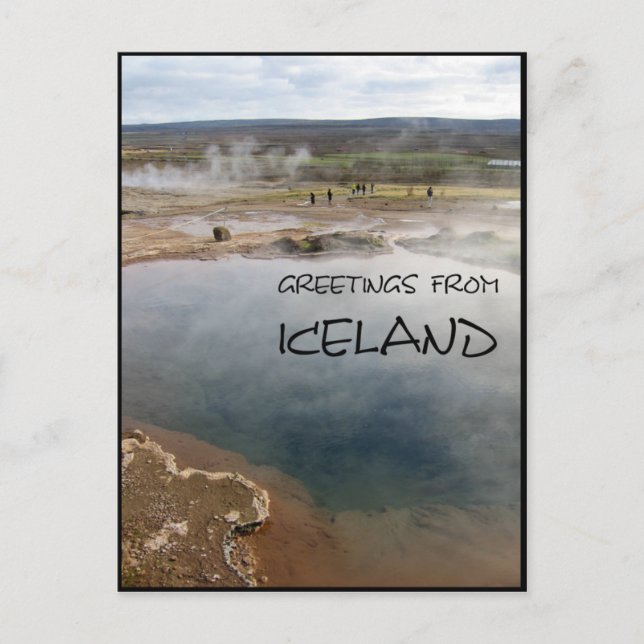 Postal Islandia (Anverso)