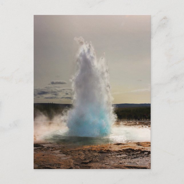 Postal Islandia Geyser Strokkur (Anverso)