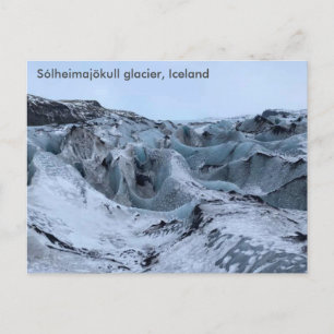 Postal Islandia - glaciar Sólheimajökull (A)