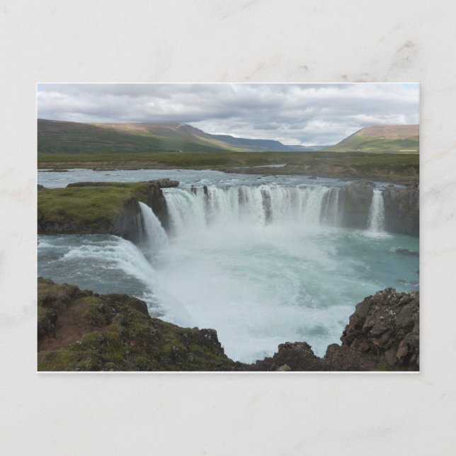 Postal Islandia Godafoss (Anverso)