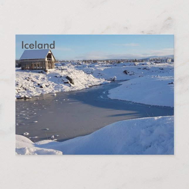 Postal Islandia - Hafnarfjörður A (Anverso)
