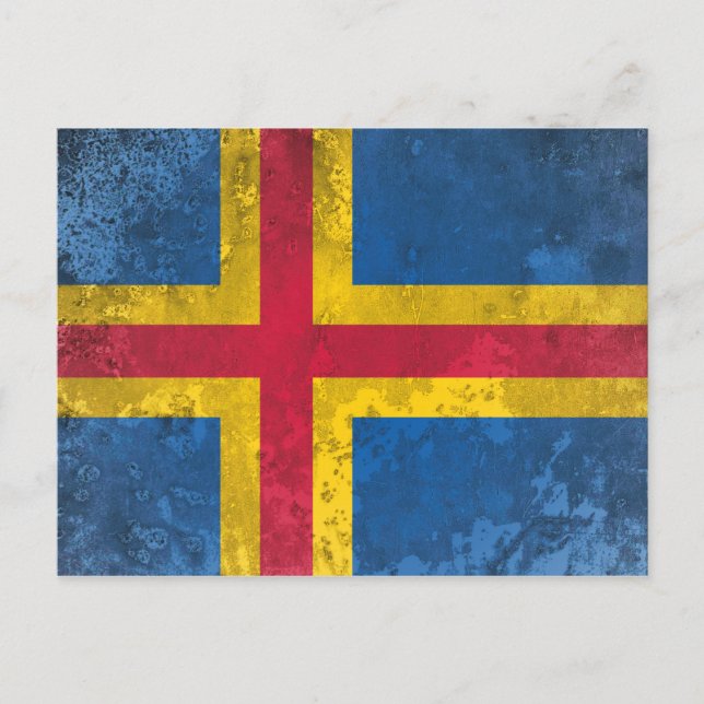 Postal Islas Aland (Anverso)