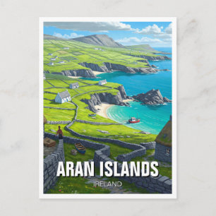 Postal Islas Aran Irlanda Viaje