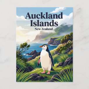 Postal Islas Auckland Nueva Zelanda