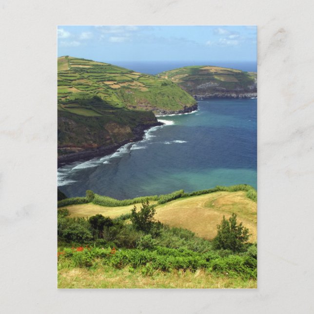 Postal Islas Azores, Portugal (Anverso)