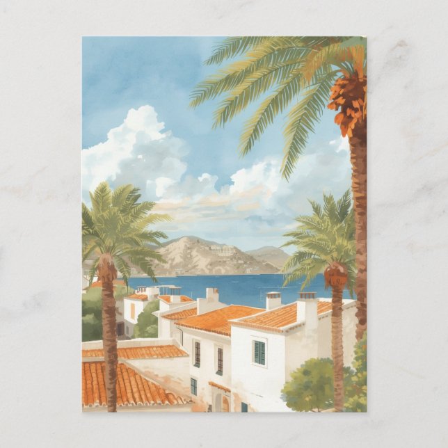 Postal Islas Baleares Viaje Francés Vintage (Anverso)