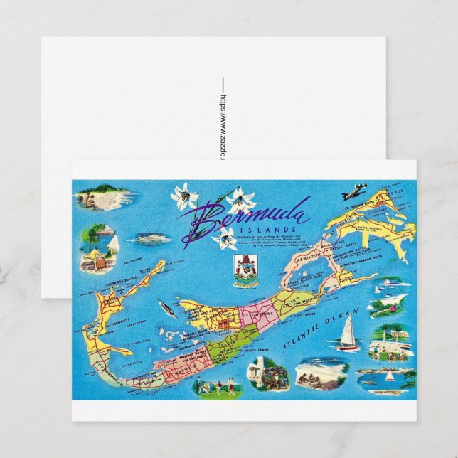 Postal Islas Bermudas (Anverso / Reverso)