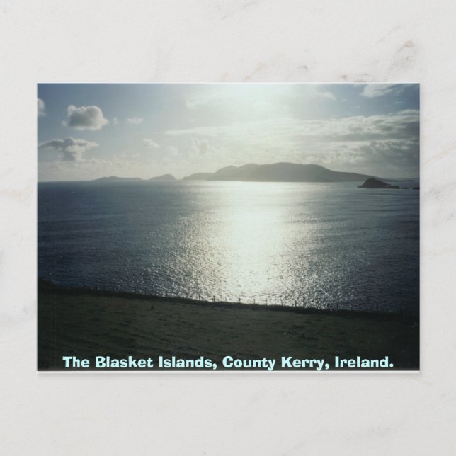 Postal Islas Blasket, Condado de Kerry, Irlanda (Anverso)