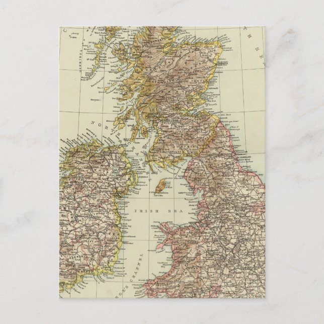 Postal Islas Británicas 10 (Anverso)