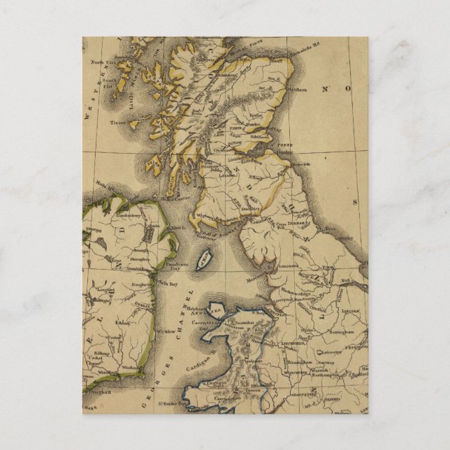 Postal Islas Británicas 2 (Anverso)