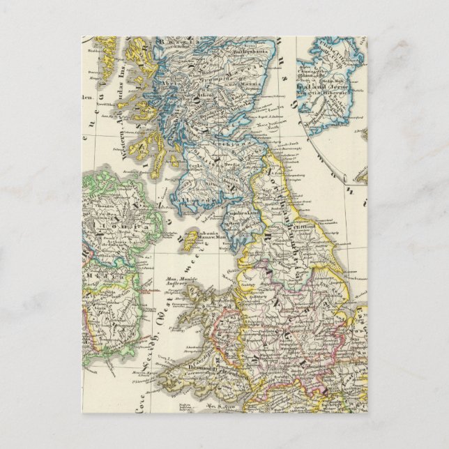 Postal Islas Británicas 2 (Anverso)