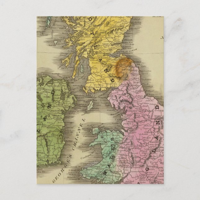 Postal Islas Británicas 3 (Anverso)