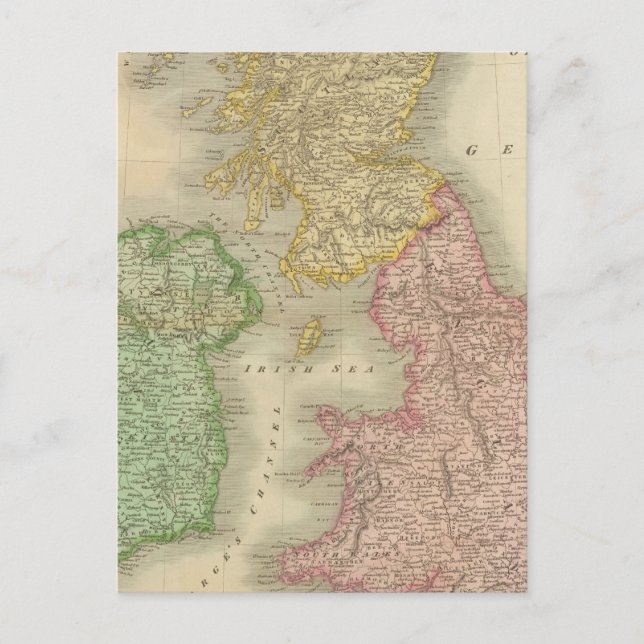 Postal Islas Británicas 8 (Anverso)