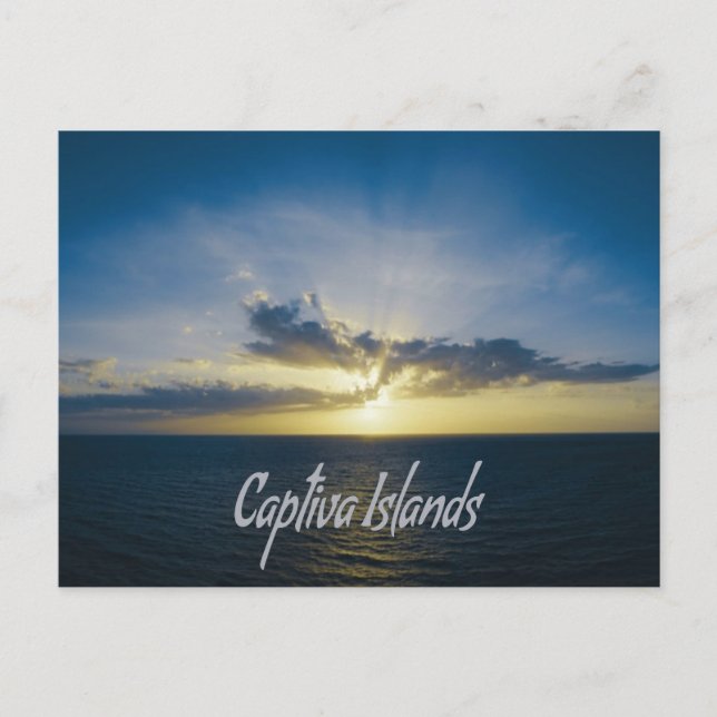 Postal Islas Captiva Florida (Anverso)