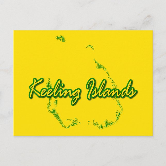Postal Islas Cocos (Keeling) (Anverso)