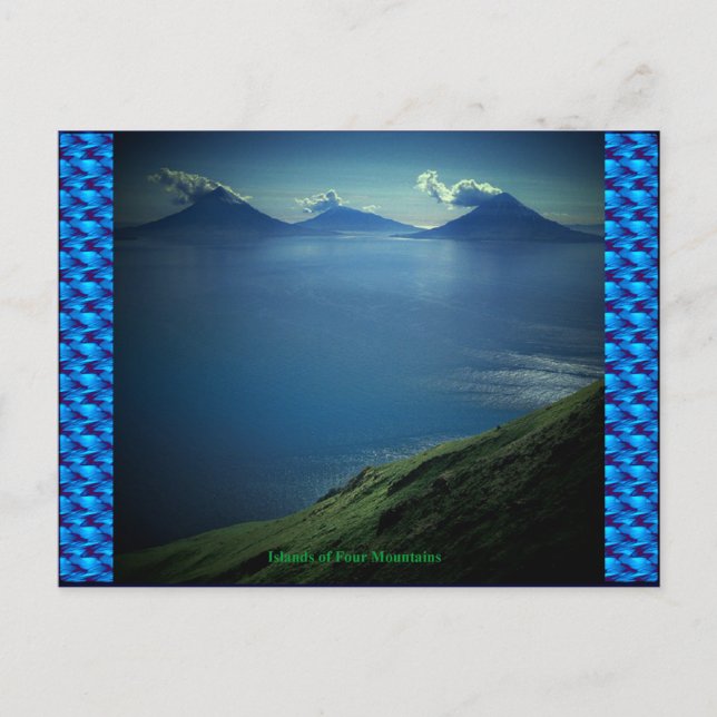 Postal Islas de las Cuatro Montañas (Anverso)